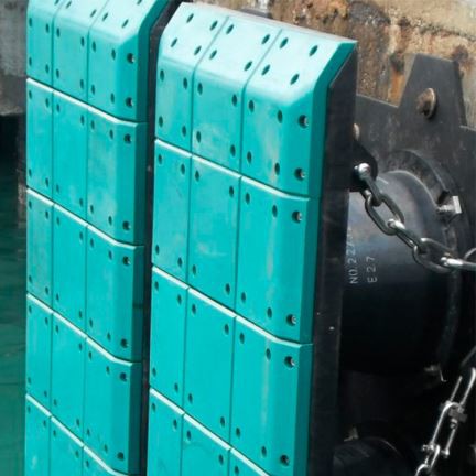 Kauchuk panjara uchun UHMW-PE paneli